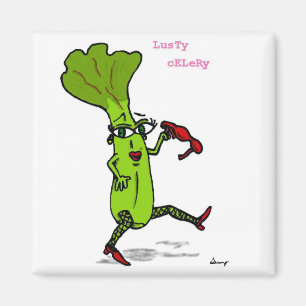 Lusty Celery Magnet Magneet