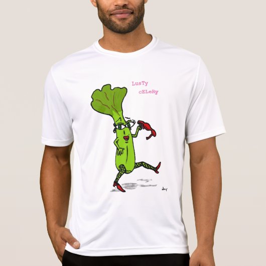 Lusty Celery Mens Performance T-shirt (Devant)