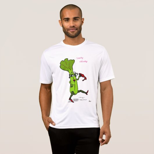 Lusty Celery Mens Performance T-shirt (Devant entier)