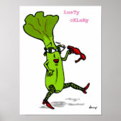 Lusty Celery Print (Voorkant)