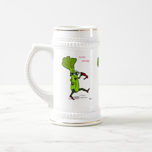 Lusty Celery Stein Bierpul (Links)