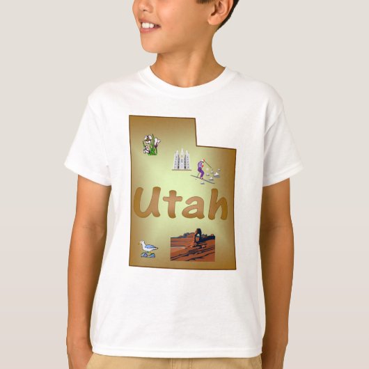 L'Utah badine le T-shirt (Devant)