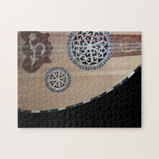 Lute Elegant uit het Midden-Oosten Legpuzzel (Horizontaal)