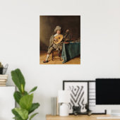 Lute Player - Jan Miense Molenaer Poster d'Art (Bureau à domicile)
