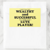 Lute Wealthy & Réussite Sticker Rectangulaire (Sac)