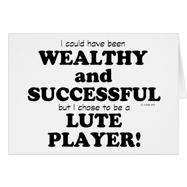 Lute Wealthy & Succesvol (Voorkant Horizontaal)