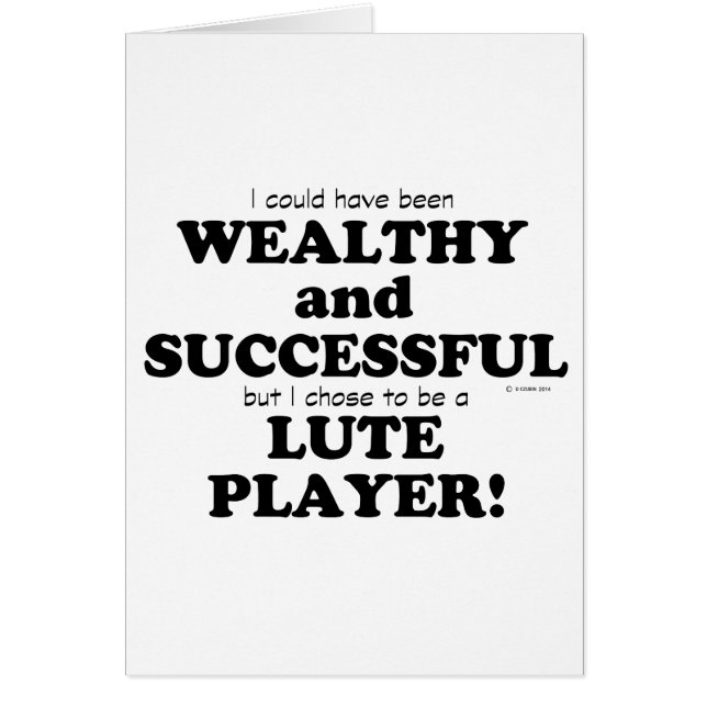 Lute Wealthy & Succesvol (Voorkant)