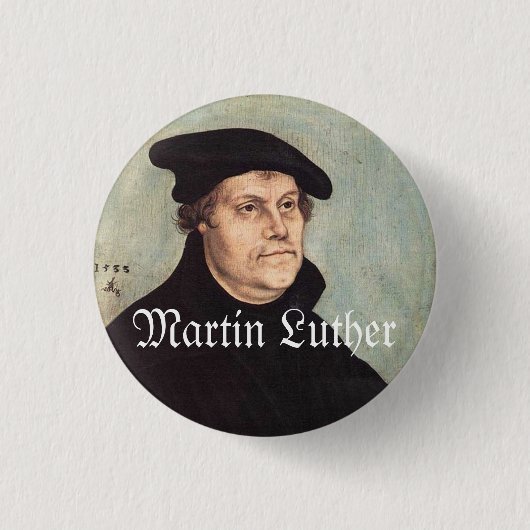 Luther 1"-toets ronde button 3,2 cm (Voorkant)