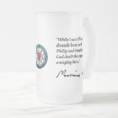 Luther a givré la tasse de bière (Devant droit)