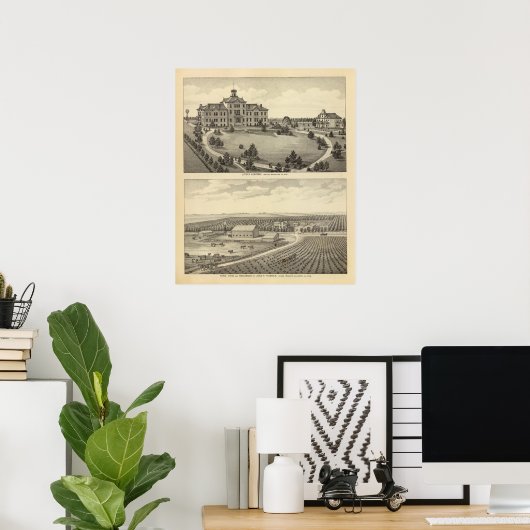 Luther Academy, Nebraska Poster (Thuiskantoor)