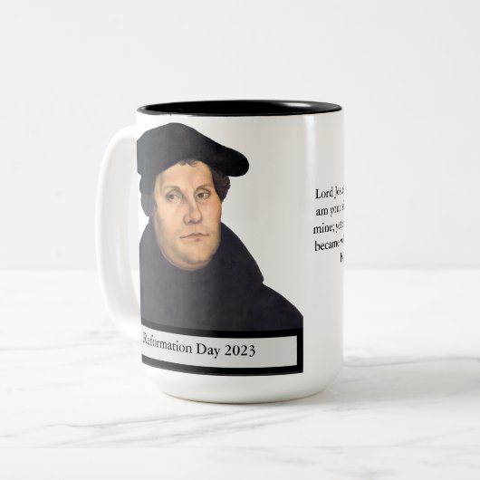 Luther Citation Mug I (Devant gauche)