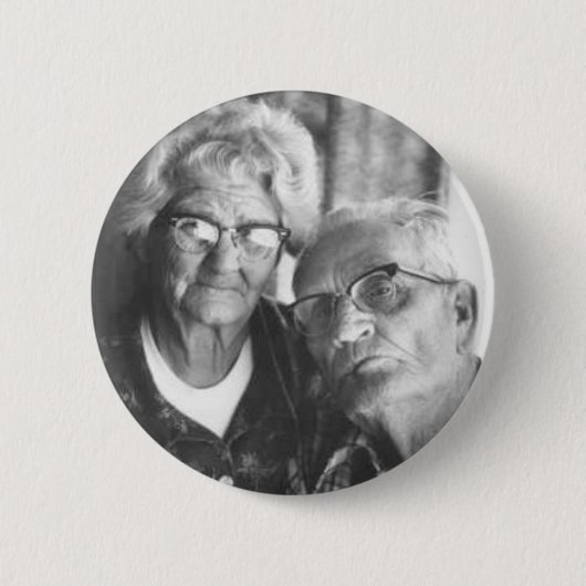 Luther en Minnie Ronde Button 5,7 Cm (Voorkant)