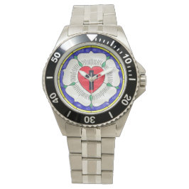 Luther Roos Glas in lood Venster Horloge