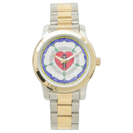 Luther Roos Glas in lood Venster Horloge