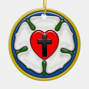 Luther Roos reliëf-look Keramisch Ornament