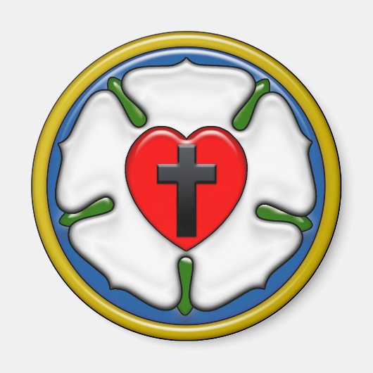 Luther Roos reliëf-look Magneet (Voorkant)