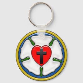 Luther Roos reliëf-look Sleutelhanger