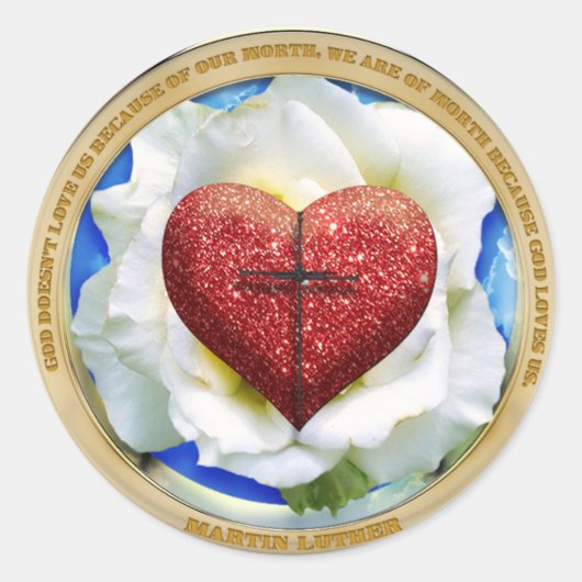 Luther Roos Sticker (Voorkant)