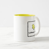 Lutheran Chick Tweekleurige Koffiemok (Voorkant rechts)