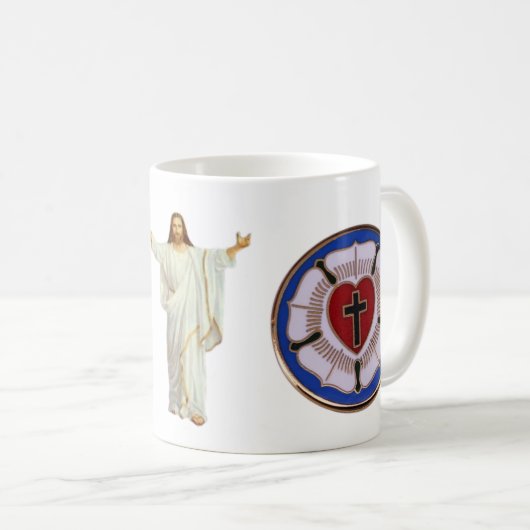 Lutheran Church Cadeau Koffie Mok (Voorkant rechts)