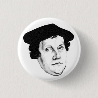 Lutherhoofd Ronde Button 3,2 Cm