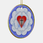 Luther's Roos Keramisch Ornament (Rechts)