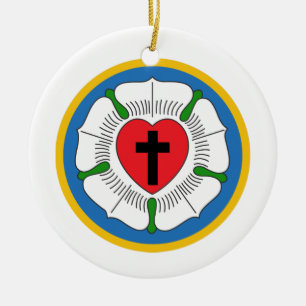 Luthers Roos Keramisch Ornament