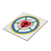 Luthers Roos Tegeltje (Zijkant)