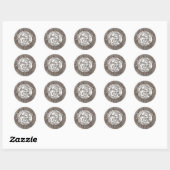 Luther's Seal Ronde Sticker (Vel)