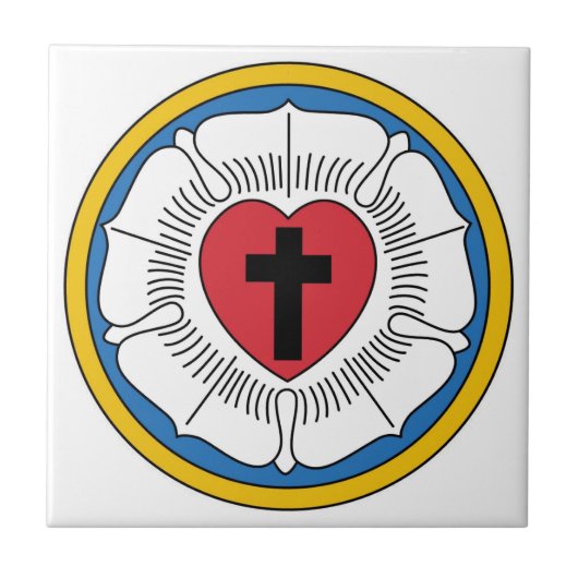Luther's Seal Tile Tegeltje (Voorkant)