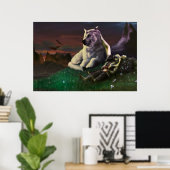 Luthien tends Beren Poster (Thuiskantoor)