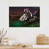 Luthien tends Beren Poster (Keuken)