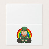 Lutin chanceux avec un pot d'or arc-en-ciel (Outside Unfolded)