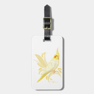 Lutino Cockatiel Bagagelabel