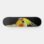 Lutino Cockatiel Skateboard (Horizontaal)
