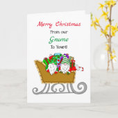 Lutins de Noël | De notre lutin au vôtre Carte (Fleur jaune)