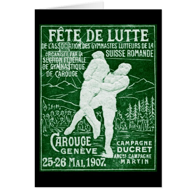 Lutte 1907 suisse (Devant)