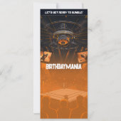 Lutte Anniversaire Billet Invitation Thème (Dos)