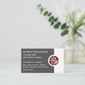 Lutte antiparasitaire Cartes de visite exterminant (Debout devant)