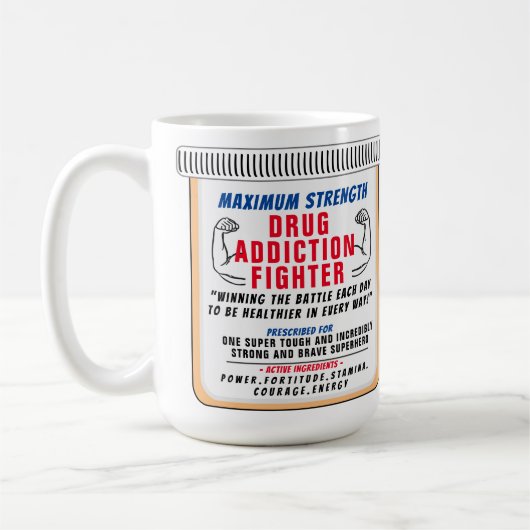 Lutte contre la toxicomanie Café Mug (Gauche)
