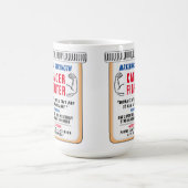 Lutte contre le cancer Inspirational Café Mug (Centre)