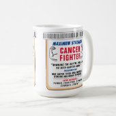 Lutte contre le cancer Inspirational Café Mug (Devant droit)