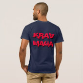 Lutte contre le crav maga t-shirt (Dos entier)