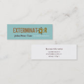 Lutte contre les parasites - carte de visite (Devant / Derrière)