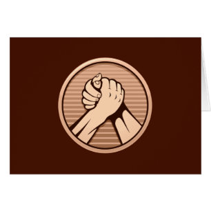 Lutte de bras Bronze