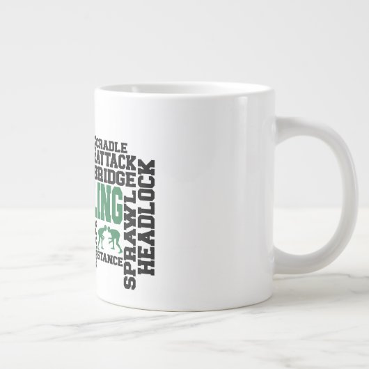 Lutte - Jumbo Mug (Droite)