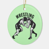 Lutte Lutte Conception Ornement en céramique (Gauche)