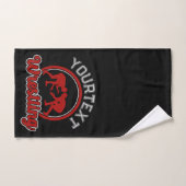 Lutter AJOUTER LE NOM Grappe Champion d'équipe (Serviette à main)