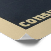 Lutter contre le cancer Poster vintage WPA (Coin)