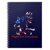 Lutter Pour Le Carnet Spiral De L'Aigle De La Libe (Devant)